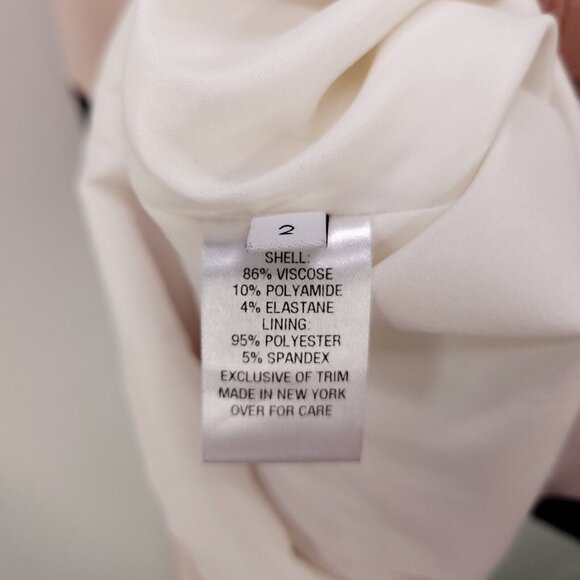 Kimora Lee Simmons Bodycon Pencil Dress Womens Size 2 Ribbed Crossed Back - Picture 10 of 16